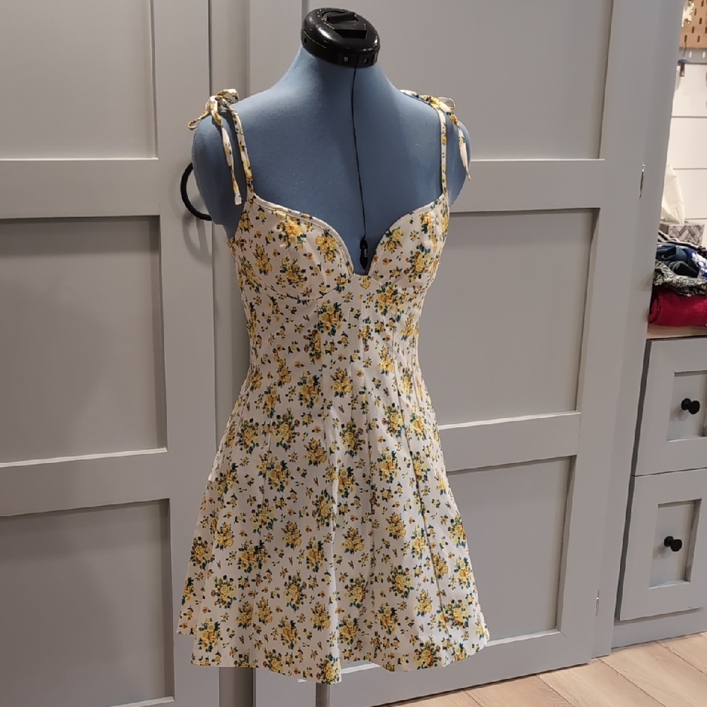 Zara Floral Mini Sundress